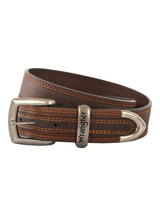 Wrangler Mens Brincat Belt - Coffee