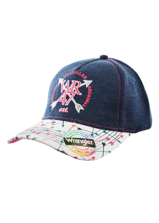 Wrangler Ladies Winnie Cap - Navy Marle/Multi