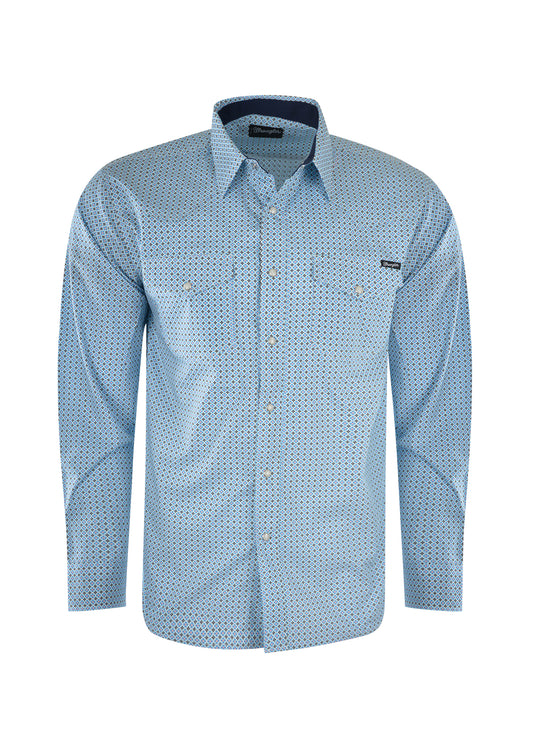 Wrangler Mens Watson Print L/S Shirt