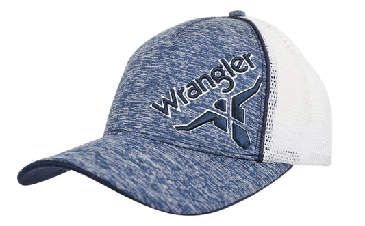 Wrangler Mens Nestor Trucker Cap - Navy Marle