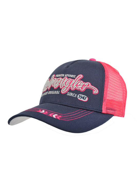 Wrangler Ladies Cody Cap - Navy/Pink