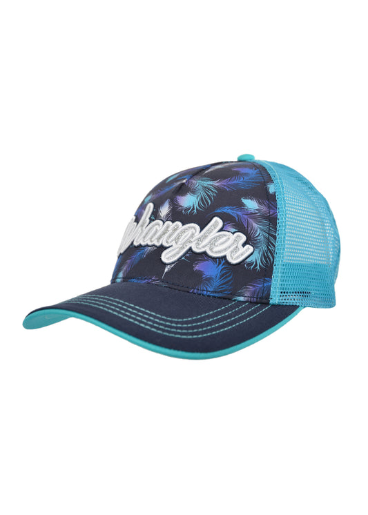 Wrangler Ladies Jacinta Cap - Navy/Aqua