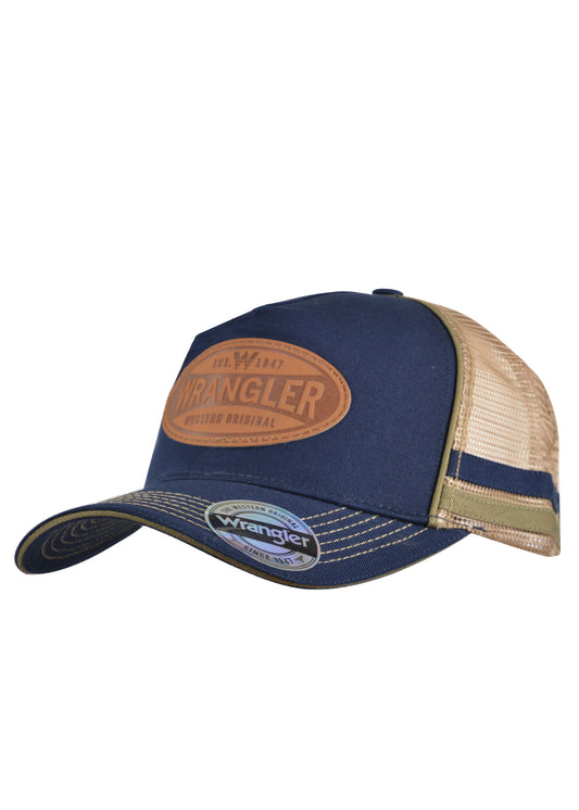 Wrangler Square Front Trucker Cap - Navy - X2S1981CAP