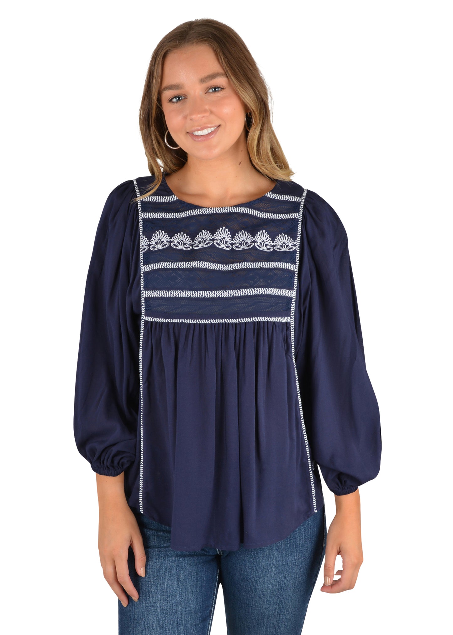 Wrangler Ladies Cayla Blouse  - X2S2597893-ON SALE