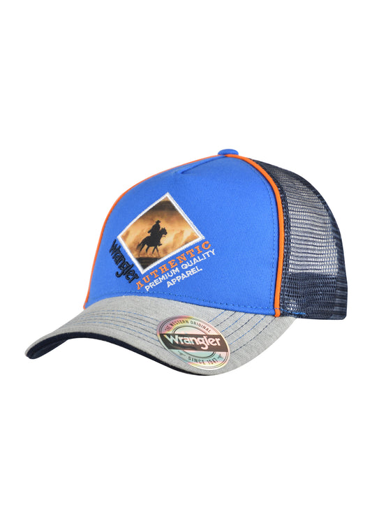 Wrangler Kids Taree  Trucker Cap - Royal Blue - X2S3987CAP