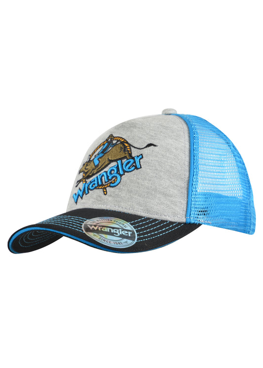 Wrangler Kids Rope Trucker Cap - Grey Marle - X2S3988CAP