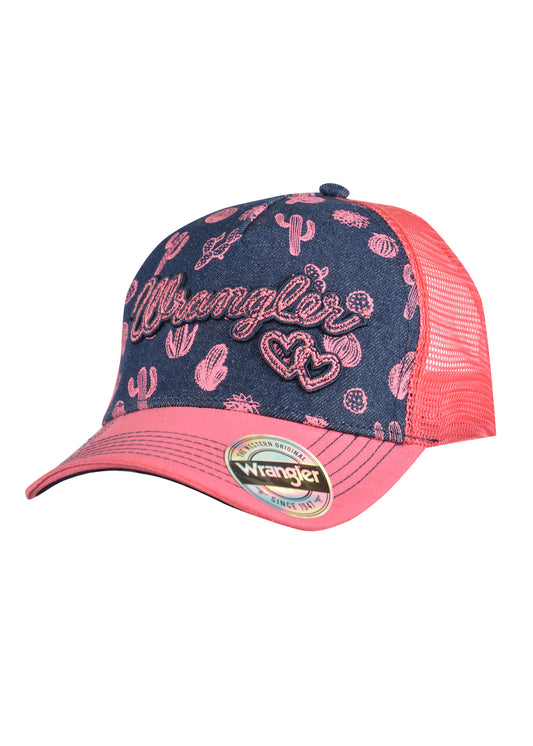 Wrangler Kids Heart  Trucker Cap - X2S5921CAP