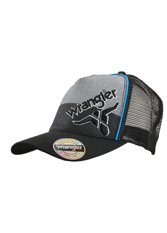 Wrangler Mens Wace High Profile Trucker Cap