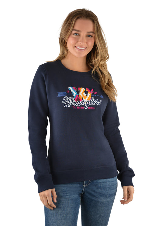 Wrangler Ladies Jan Crew Neck Pullover - ON SALE