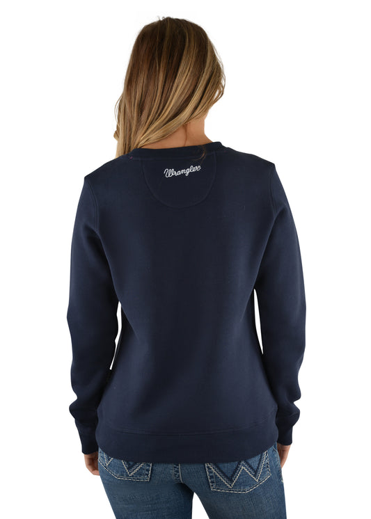 Wrangler Ladies Jan Crew Neck Pullover - ON SALE