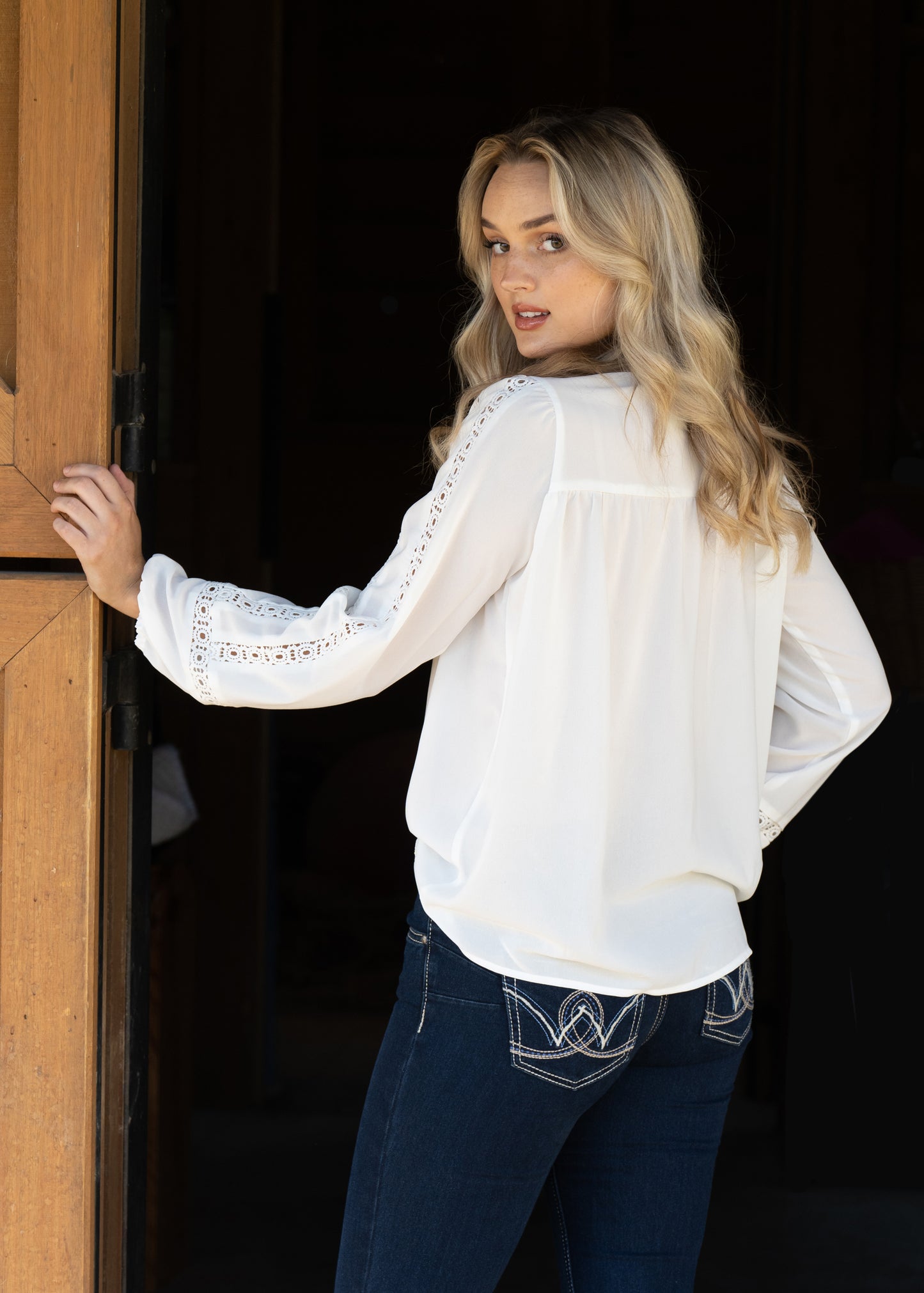 Wrangler Ladies Virgo Blouse - X2W2597785 - ON SALE