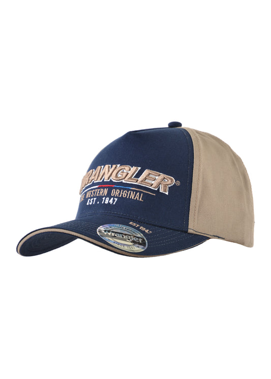 Wrangler Charlston Cap - Navy/Tan - X3W1950CAP