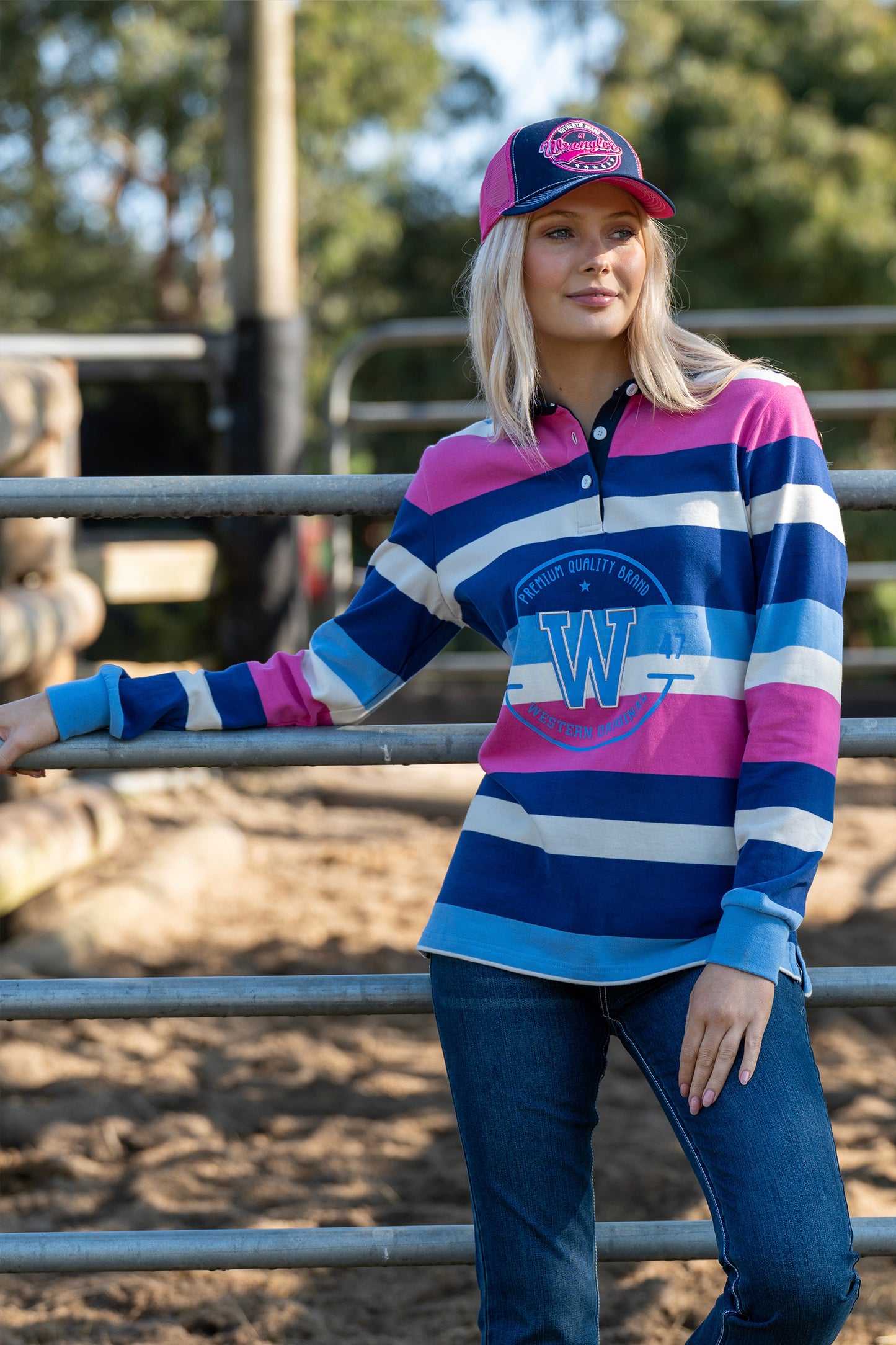 Wrangler USA Ladies Mae Rugby - ON SALE