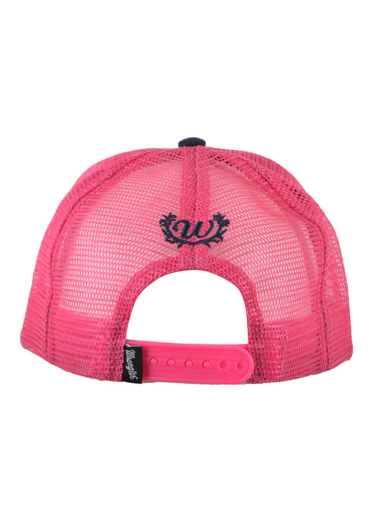 Wrangler Sierra Trucker Cap - Navy/Pink - X3W2939CAP