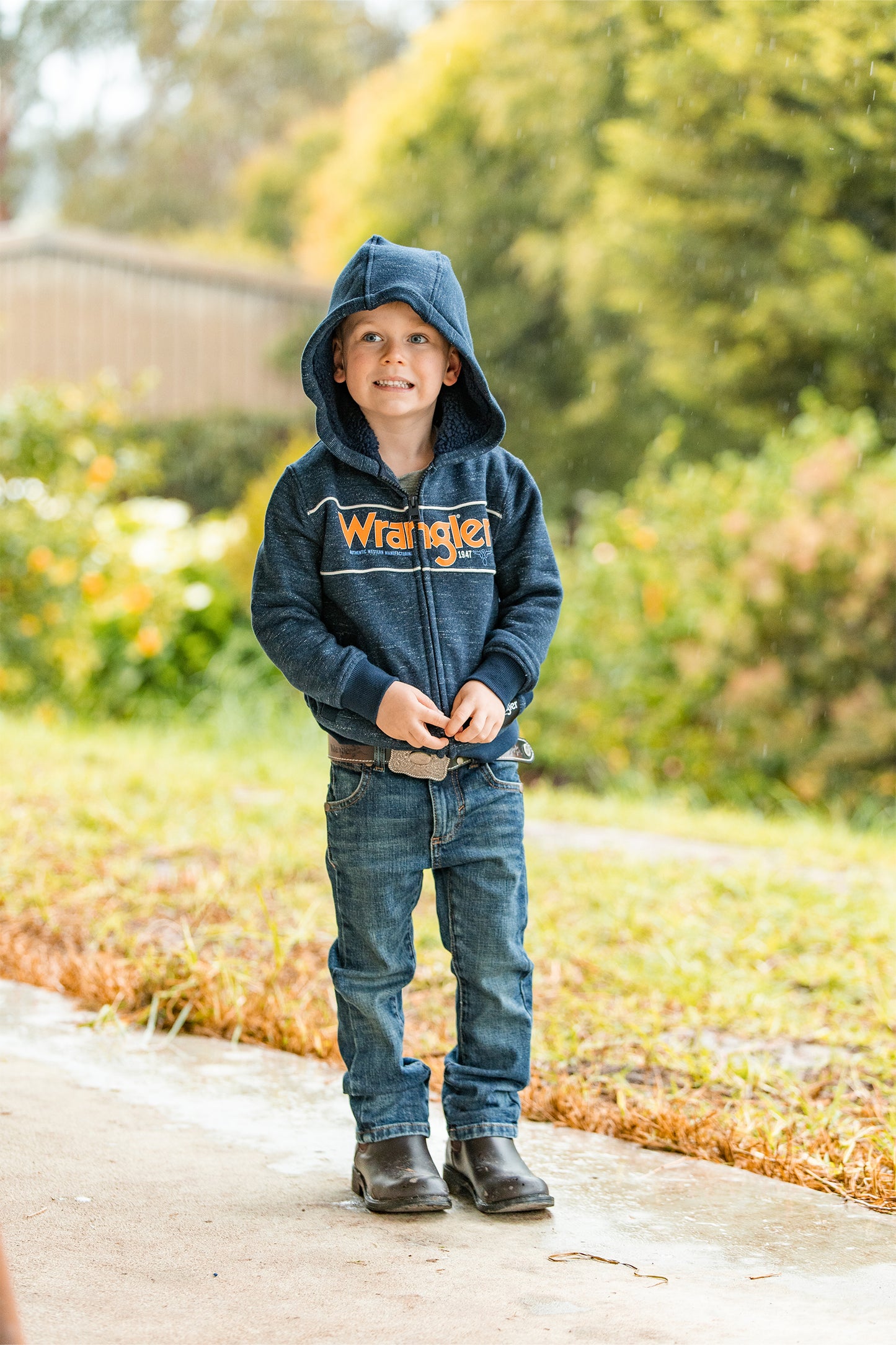 Wrangler USA Boys Gallant Zip Through Hoodie - On Sale