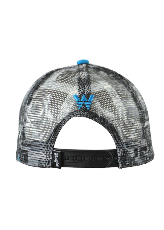 Wrangler Kids Gallant Trucker Cap - Blue/Black - X3W3944CAP