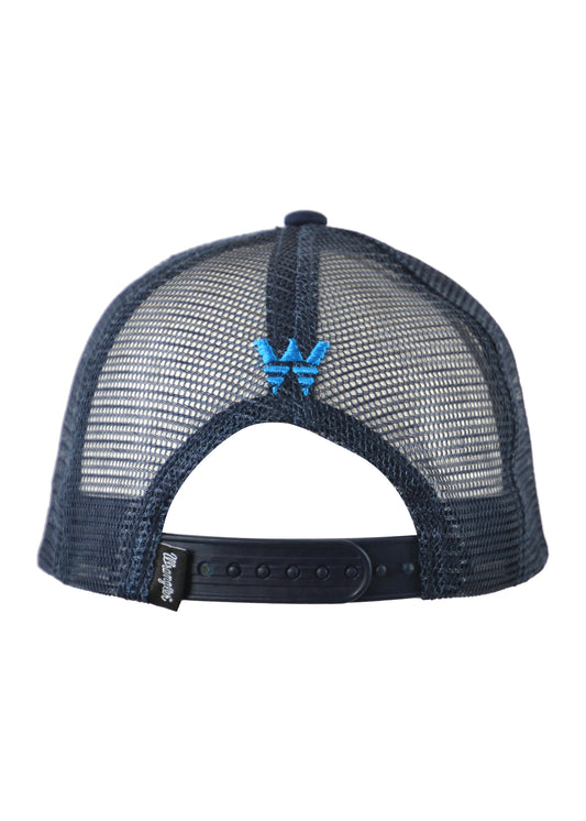 Wrangler Kids Bridge Trucker Cap - Navy/Red - X3W3945CAP