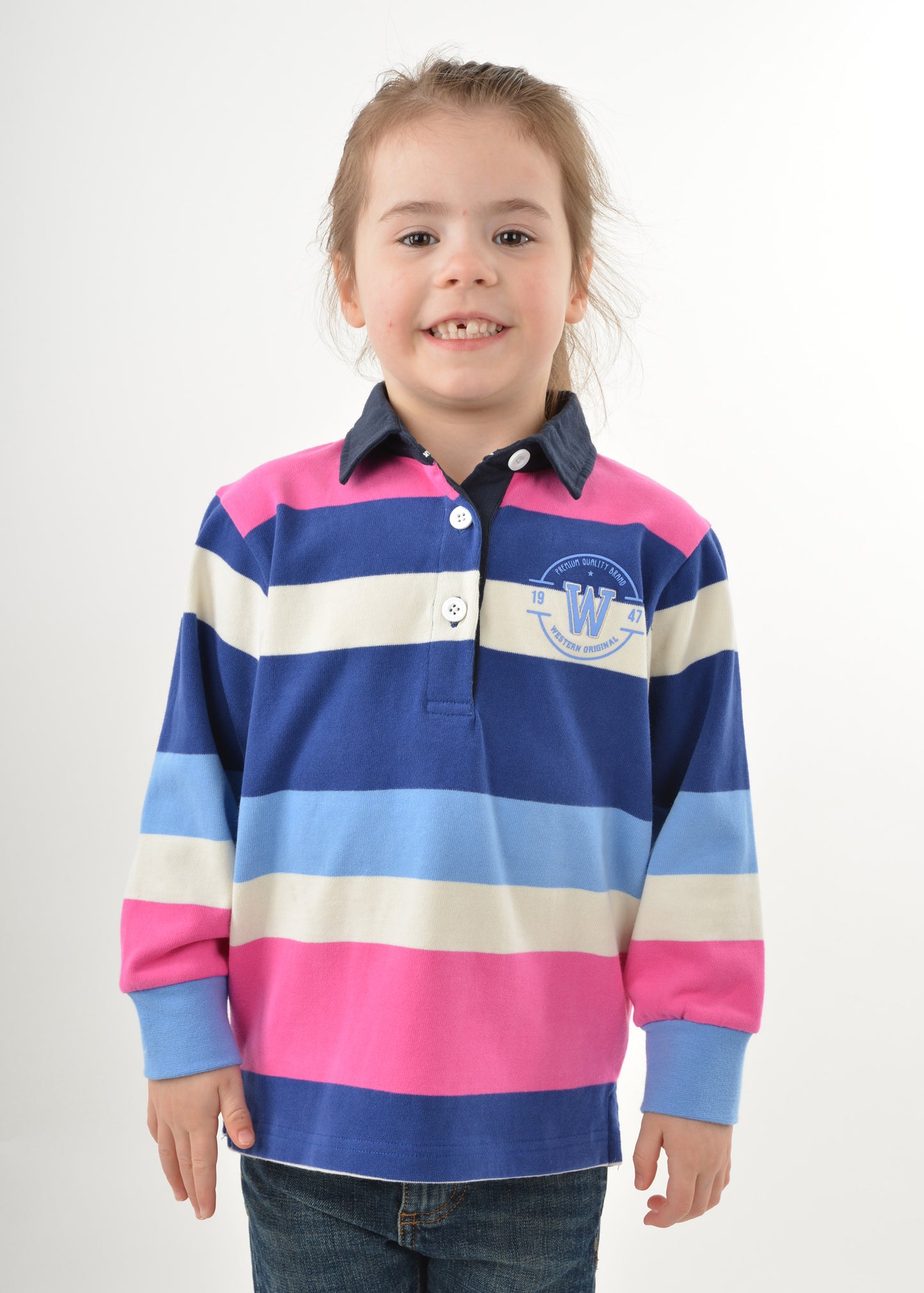 Wrangler USA Girls Mae Rugby - X3W5577942