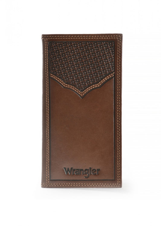Wrangler Mens Daniel Rodeo Wallet - Dark Tan/Coffee
