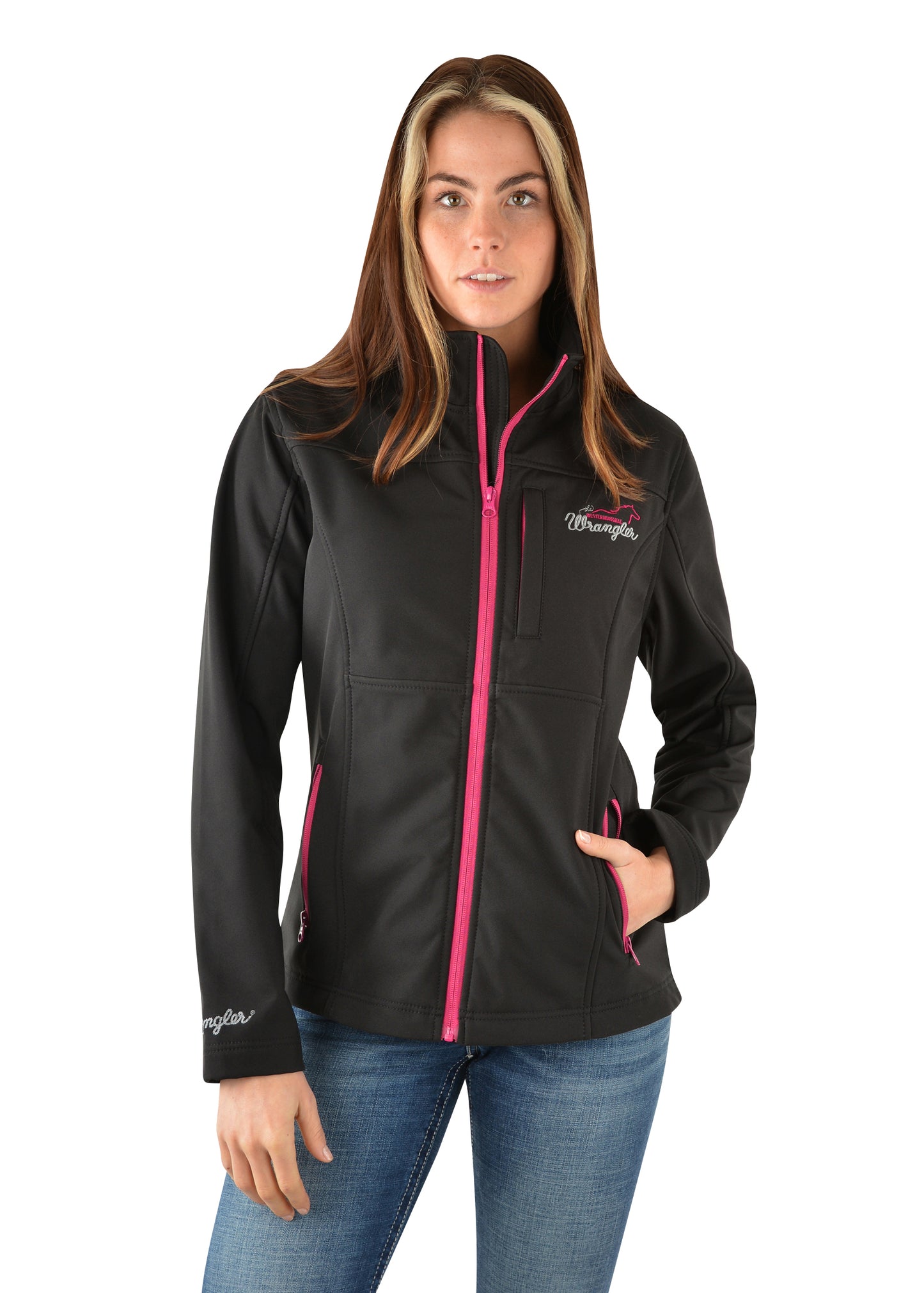 Wrangler Ladies Softshell Jacket - Black - XCP2783900