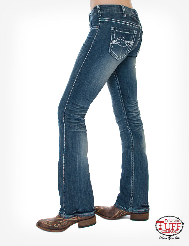 Cowgirl Tuff Ladies Edgy Jeans