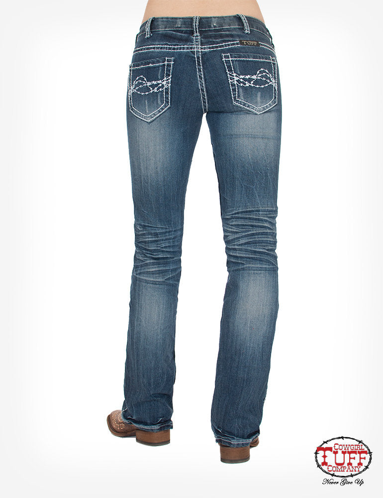 Cowgirl Tuff Ladies Edgy Jeans