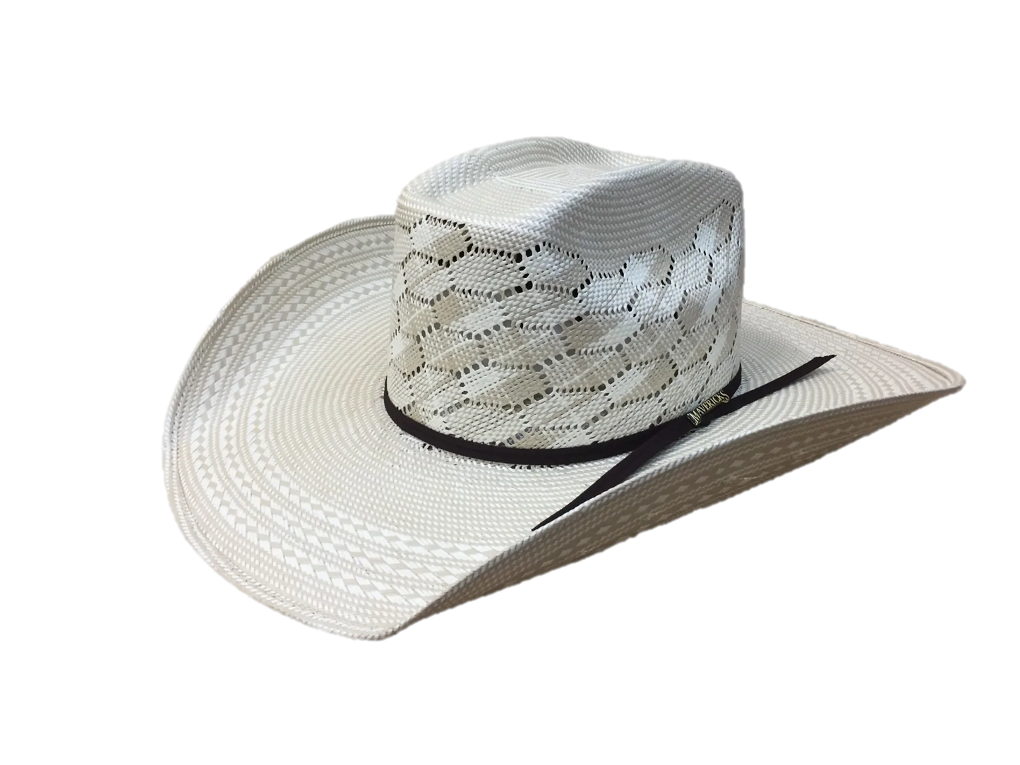 Mavericks Abilene Straw Hat - Flat Top