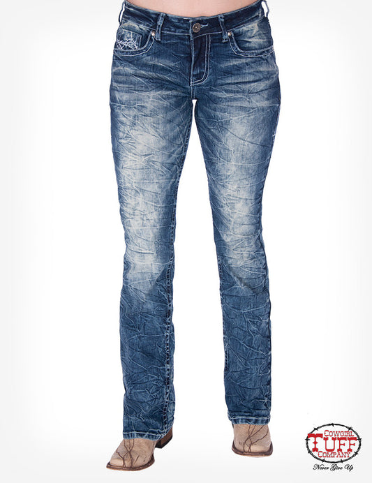 Cowgirl Tuff Ladies Jeans - Good Vibes