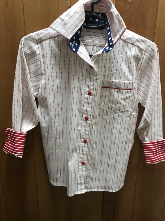 Girls Barcoo Brats Striped L/S Shirt