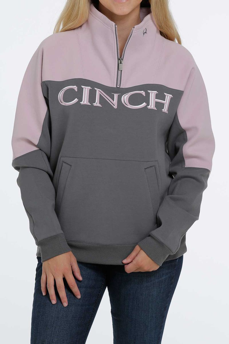 Cinch Ladies 1/4 Zip Logo Pullover - MAK7867002 - On Sale