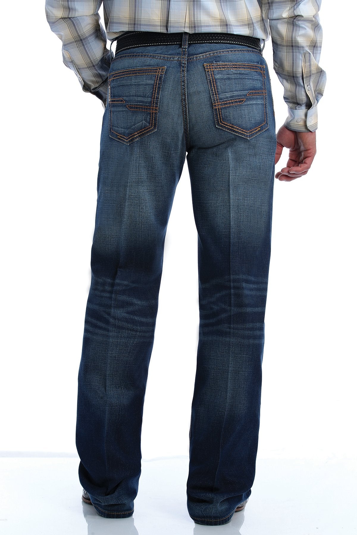 Cinch Mens Relaxed Fit Grant Medium Stonewash Jeans - MB51637001