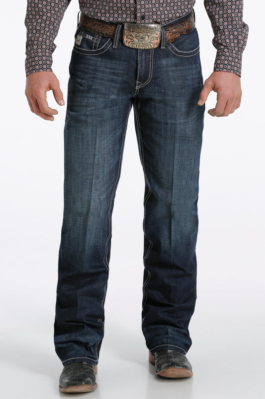 Cinch Mens Relaxed Fit Grant Rinse Jeans - MB53737001