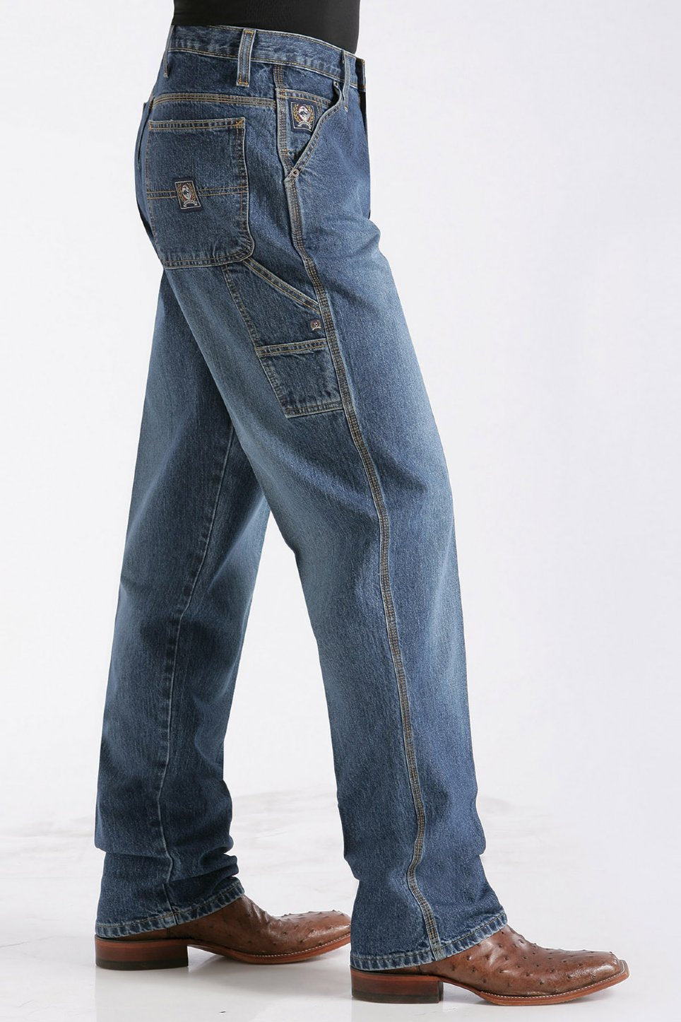 Cinch Mens Loose Fit Blue Label Jeans - Carpenter - MB90434002