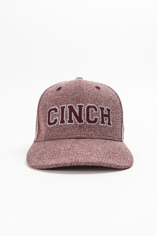 Cinch Men's Leo Burgundy Cap