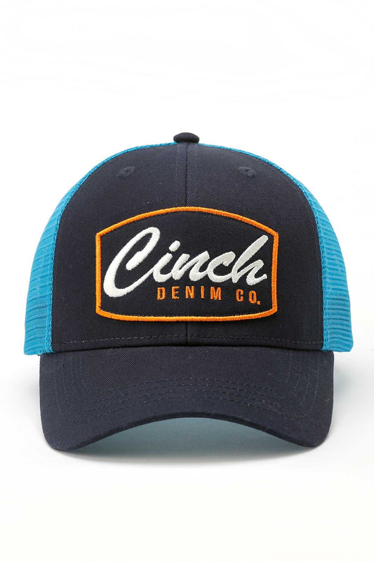 Cinch Mens Denim Cap - Navy - MCC0511017
