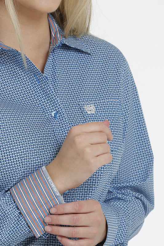 Cinch Ladies L/S Shirt - MSW9164181-ON SALE