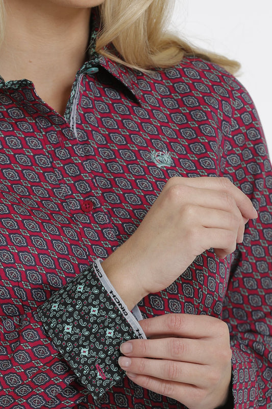 Cinch Ladies L/S Shirt - MSW9165015