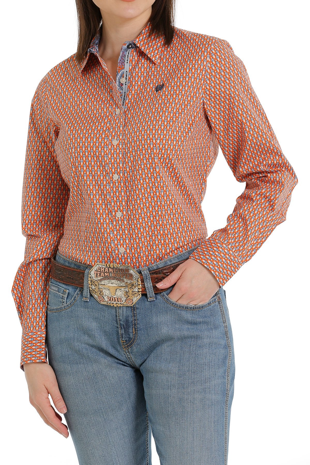 Cinch Ladies L/S Shirt - MSW9165028 - ON SALE
