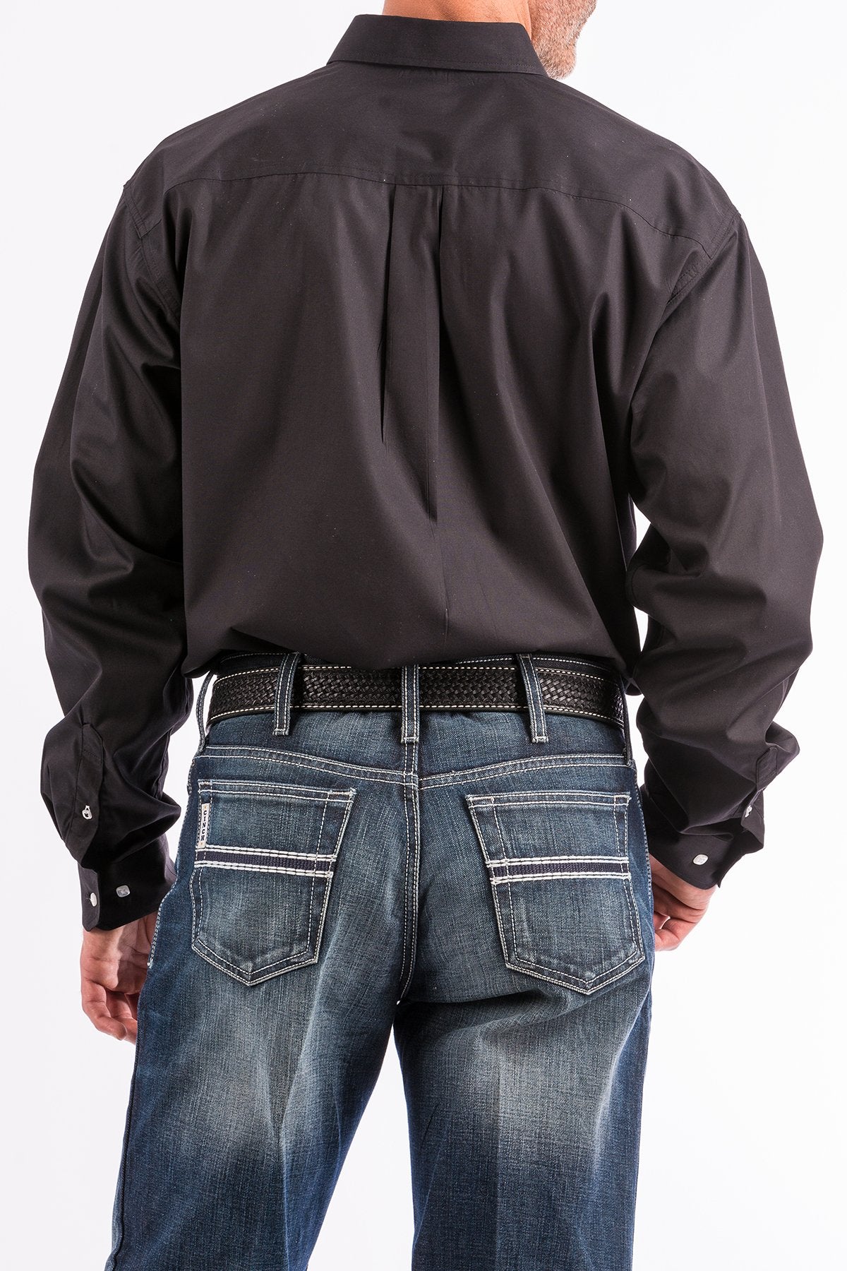 Cinch Mens  Black L/S Shirt - MT10320083