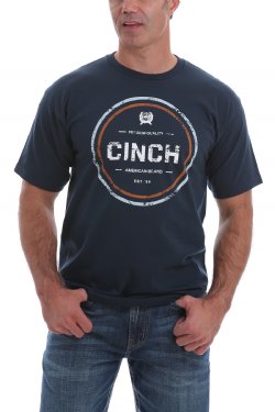 CINCH MEN'S GRAPHIC TEE - NAVY - MTT1690415