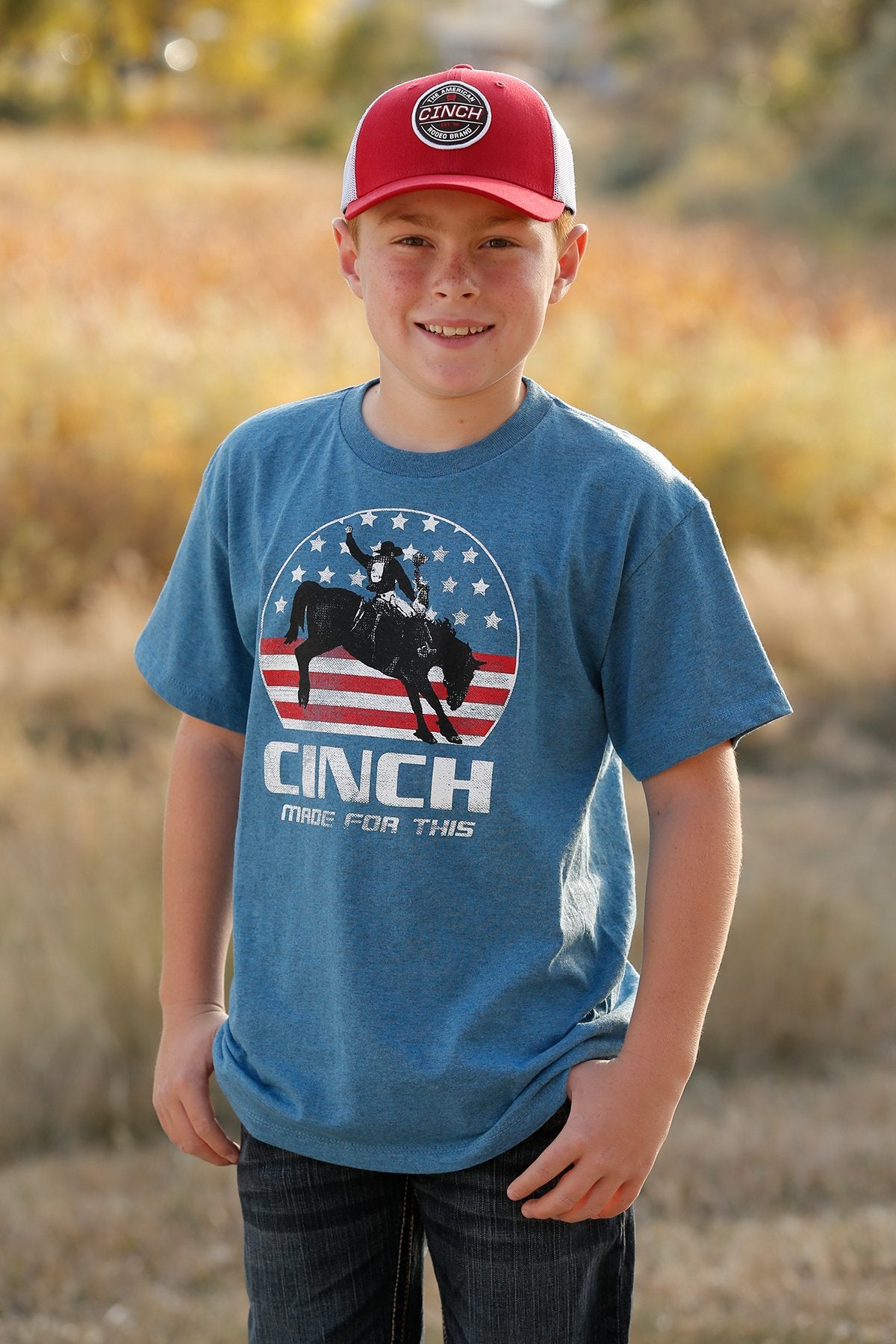 Cinch Boys Crew Neck T Shirt - MTT670103