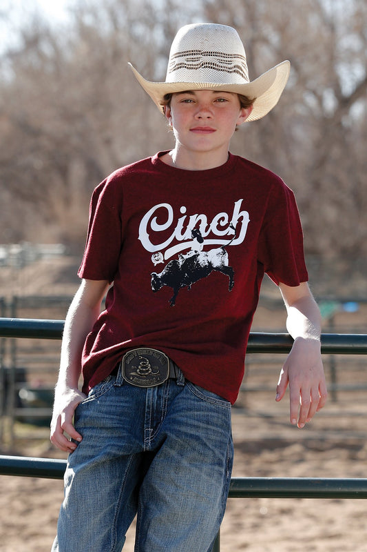 Cinch Boys Crew Neck T Shirt - MTT670114