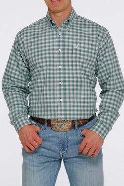 CINCH MEN'S OMBRE PLAID L/S SHIRT -  MTW1105412