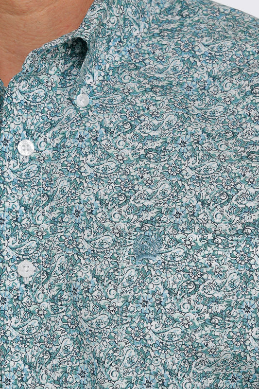 Cinch Mens Floral Paisley L/S Shirt -  MTW1105414