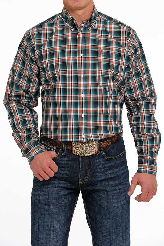 Cinch Mens Plaid L/S Shirt - MTW1105494