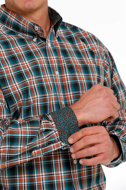 Cinch Mens Plaid L/S Shirt - MTW1105494