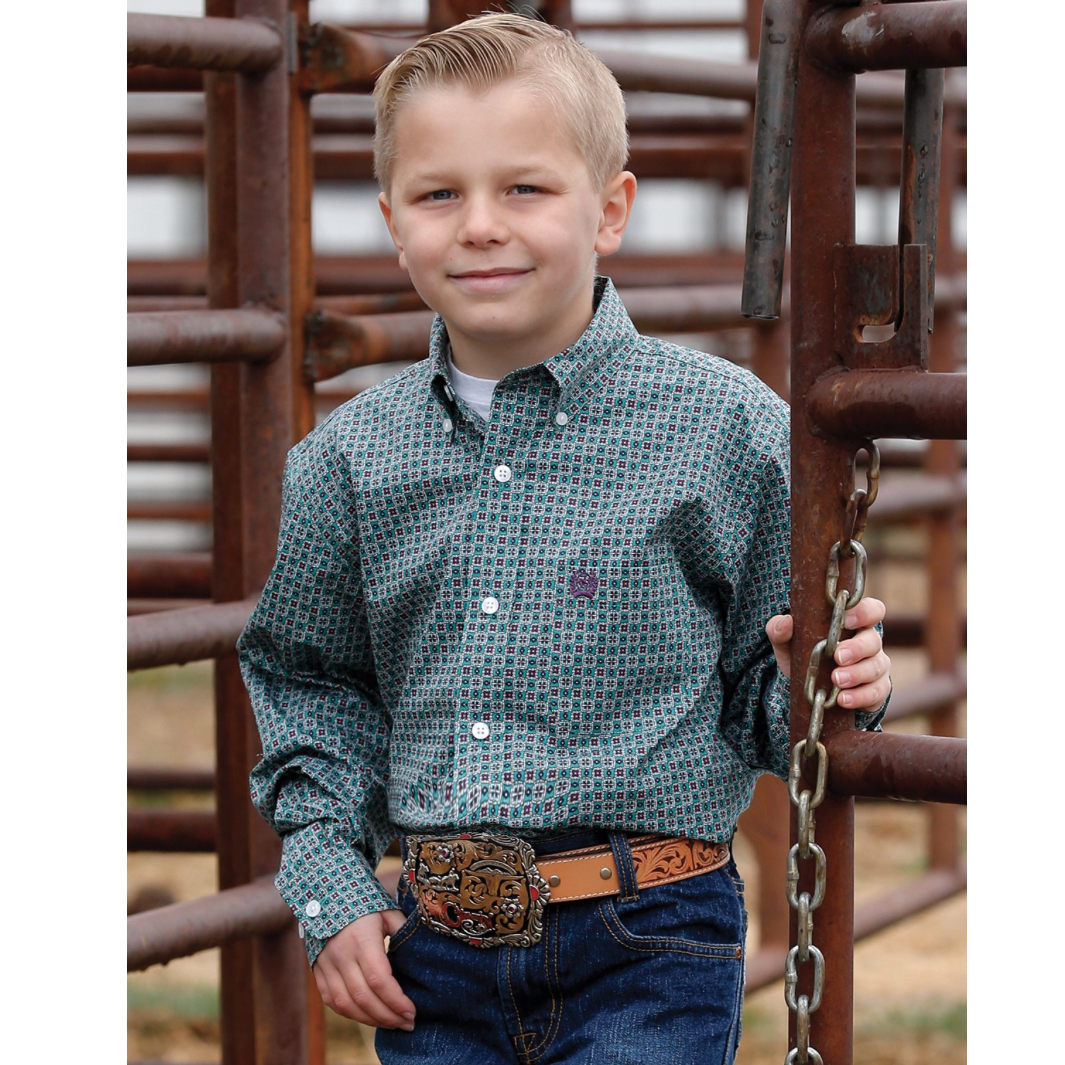 Cinch Toddler Long Sleeved Shirt - Green