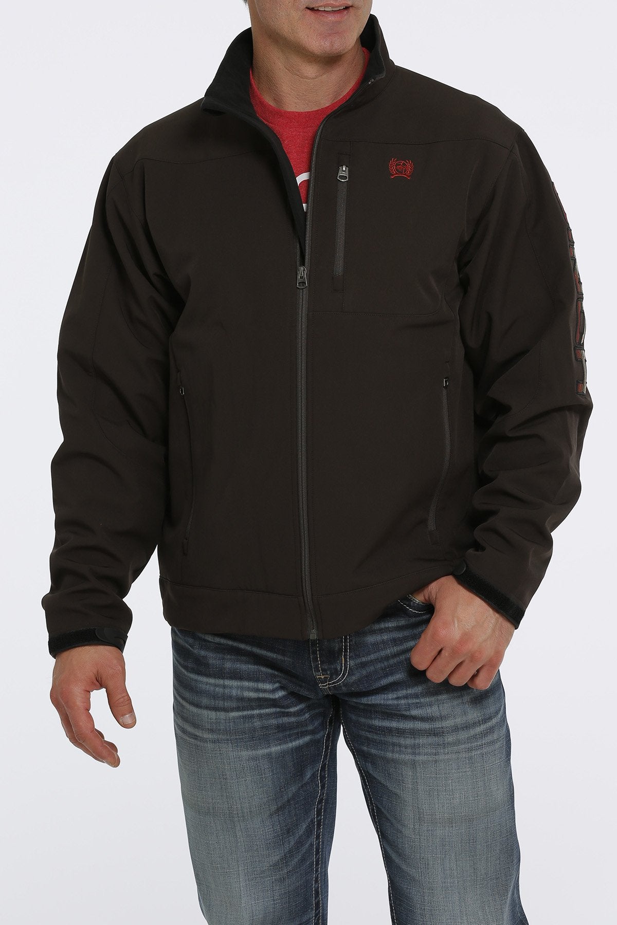 Cinch Mens Lined Bonded Brown Jacket