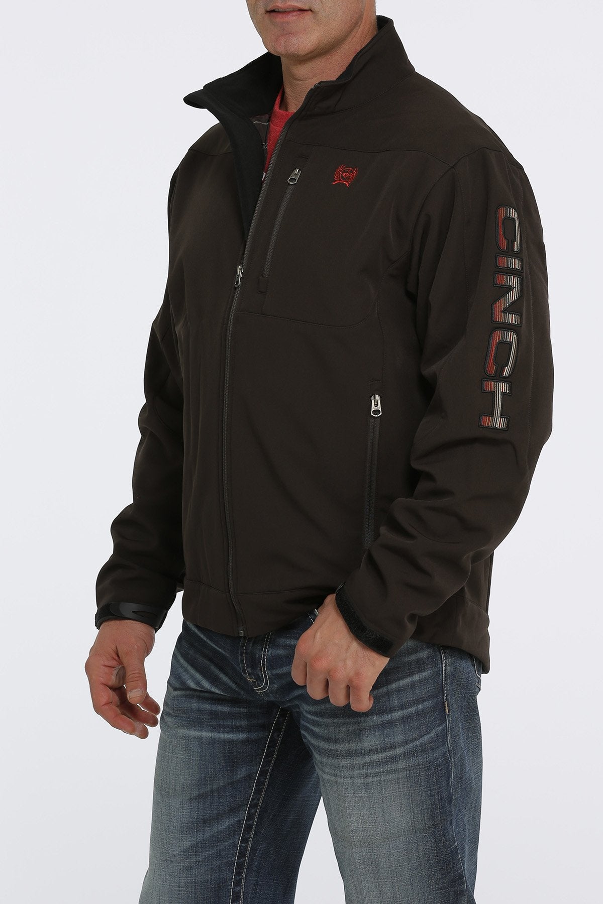 Cinch Mens Lined Bonded Brown Jacket