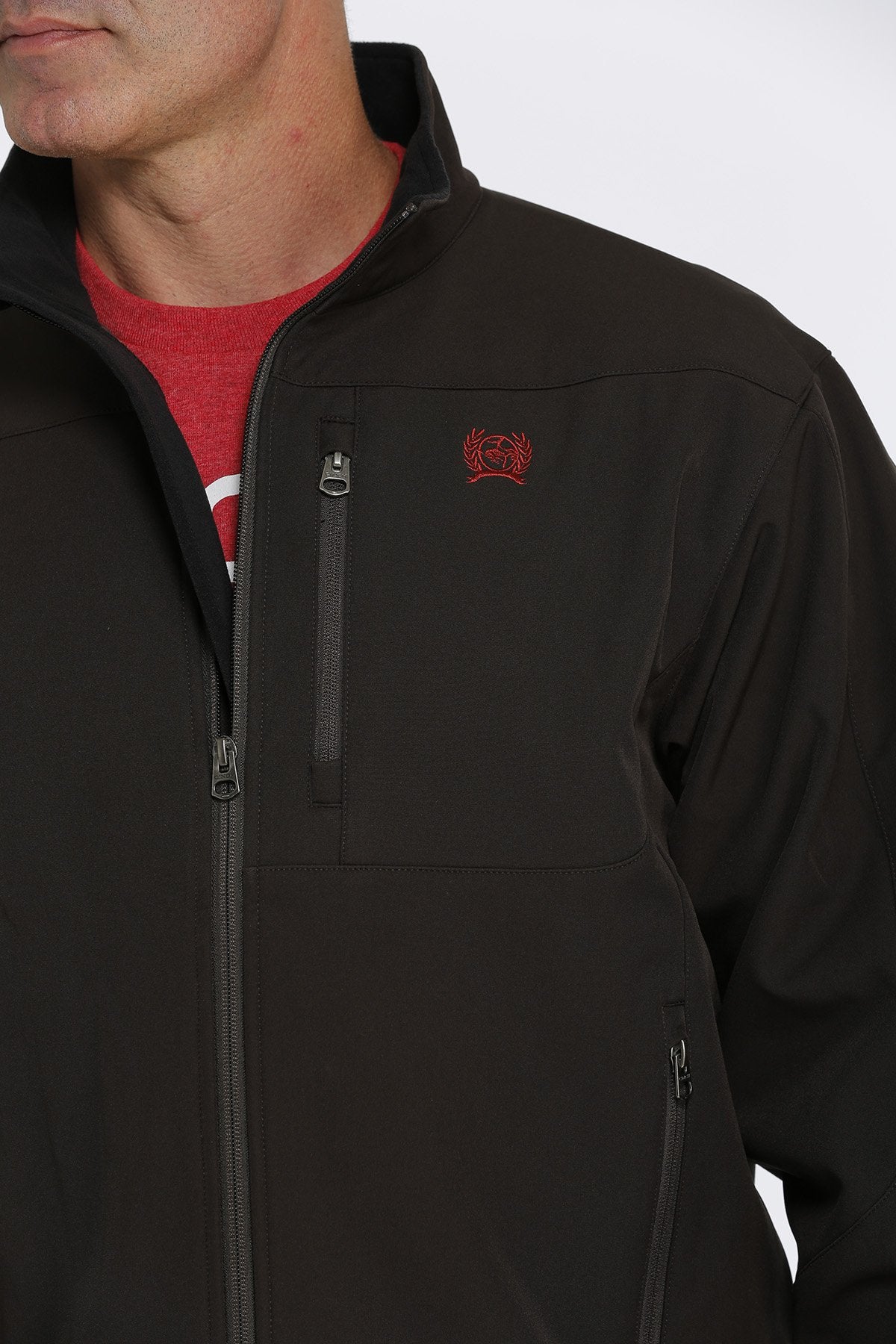 Cinch Mens Lined Bonded Brown Jacket